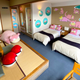 Another Slowpoke hotel room with a tatami area.